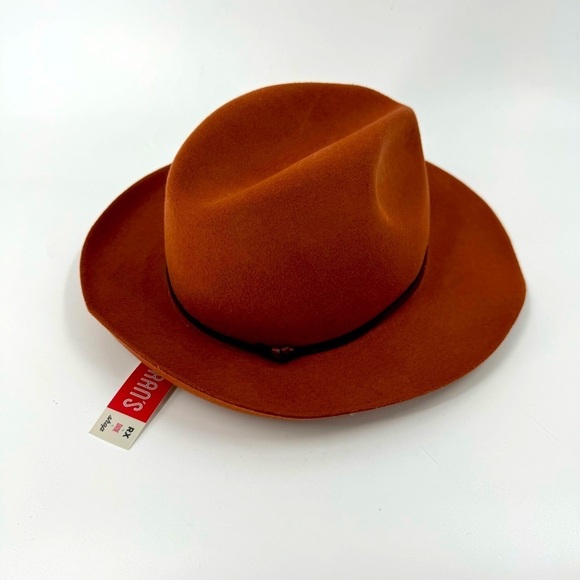 NWT Duran’s Terracotta 100% Wool Boho Fedora Hat - Picture 1 of 14